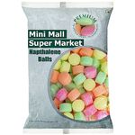 MiniMall Super Market Colourful Pure Quality Powerful Napthalene Balls/Moth Ball (All Types of Clothes,Drawers and Cupboard,Toilet,Big and Small Both Cupboard,Sink) (1 Kg)