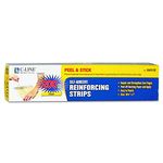 C-Line Self-Adhesive Reinforcing Strips, 10.75 x 1 Inches, Clear, 200 per Box (64112)