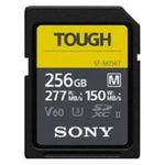 Sony 256GB SF-M series Tough specification UHS-II U3 V60 SDXC Digital Memory Card Card - Read 277MB/s Write 150MB/s SFM256T, SFM256T/T1