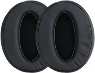 kwmobile Ear Pads Compatible with Sennheiser HD 4.50 BTNC Earpads - 2X Replacement for Headphones - Black