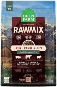 Open Farm RawMix Grain-Free Front Range Recipe for Dogs, Includes Kibble, Bone Broth, and Freeze Dried Raw, Inspired by The Wild, Humanely Raised Protein and Non-GMO Fruits and Veggies, 3.5 lb