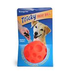 Omega Paw Tricky Treat Ball, Medium, Orange