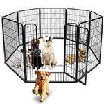 ZENY Dog Fences for The Yard, Camping, Dog Pens Outdoor, Dog Pen Indoor, 8 Panels Dog Playpen for Small/Medium/Dogs, 40 Inch Height Pet Exercise Pen for Rabbit/Puppy/Small Animals