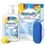 NATRUTH Bathroom Shower Screen Cleaner, 500ml/17.6oz Bathroom Glass Cleaner, Limescale Remover for Shower Screen, Shower Head, Faucet and Tile