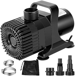 VIVOSUN 2600 GPH Submersible Water Pump with Barrier Bag, Ultra Quiet 200W Pond Pump for Pond, Waterfall, Fish Tank, Statuary, Hydroponic, 20Ft. Lift Height