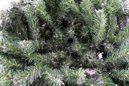 10ft Pre-Lit Snow Flocked Christmas Tree – Holiday Decor