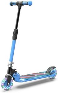 HOVERSTAR Kick Scooter for Kids, LED Light Up Wheels and Pedal, 3 Adjustable Height(27, 29, 31inch) Suitable for Children of More Ages