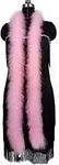 2 Yards 40g Fluffy Marabou Feather Boa for DIY Craft Sewing Trim Home Wedding Party Decoration-Light Pink