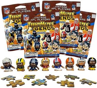 Teenymates Party Animal Legends 2023 NFL Series 2 Figures Blind Bags Gift Set Party Bundle - 4 Pack