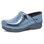 Dansko Professional Slip-On Clogs for Women - Rocker Sole and Arch Support for Comfort - Ideal for Long Standing Professionals, Sky, 10.5-11