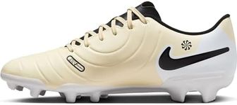 Nike Tiempo Legend 10 Club Multi-Ground Low-Top Soccer Cleats (DV4344-700, LEMONADE/BLACK-MTLC GOLD COIN) Size 7.5