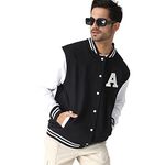 DROBE Lettermen A Jacket For men/College Varsity Jacket for Men-XL