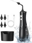 SEEDEAR Ear Wax Removal Kit - Electric Ear Cleaner with DIY Water Pressure - Ear Cleaning Kit - Ear Irrigation Flushing System - Earwax Removal Tool for Ear Wax Remove (Black)