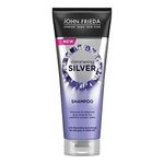 John Frieda Shimmering Shampoo for Dull Grey or White Hair, Silver, 250 ml (Pack of 1)