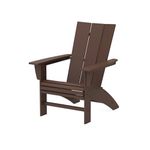 POLYWOOD AD420MA Modern Adirondack Chair, Mahogany