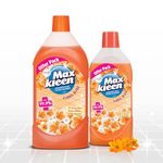 Maxkleen Wipro Floral Bliss Combo 975ml+ 500ml Disinfectant Surface & Floor Cleaner | 99.9% Germ Protection with Deep Cleaning Technology| Safe for Kids & Pets