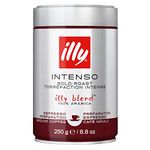 illy Ground Coffee Espresso - 100% Arabica Coffee Ground – Intenso Dark Roast – Warm Notes of Cocoa & Dried Fruit - Rich Aromatic Profile - Precise Roast - No Preservatives – 250g