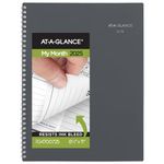 AT-A-GLANCE 2025 Planner, Monthly, 8-1/2" x 11", Large, DayMinder, Gray (GC4700725)