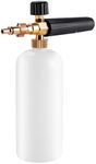 Stone Banks Snow Foam Lance Compatible with LAVOR/Parkside/Spear and Jackson Pressure Washer,Car Washer Sprayer Soap Nozzle Foam Cannon, Adjustable Sprayer Soap Dispenser Bottle 1L