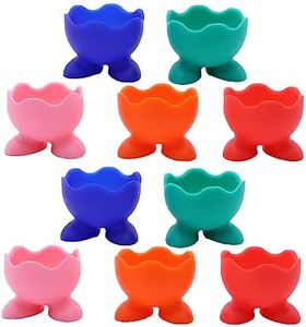 Anneome 10pcs Silicone Egg Cups Eggholder Egg Hilder Egg Holders Boiled Egg Cups Egg Serving Cups Sponge Holder Boiled Egg Holder Egg Holder Cup Water Drop Bracket Face Wash Egg Tray