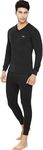 Lux Cott's Wool Men's Cotton Thermal Set (Black, 2Xl- 100Cm)