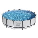 Bestway Steel Pro Max Swimming Pool | Above Ground Round Paddling Pool, 15ft