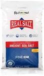 Redmond Real Sea Salt - Natural Unrefined Gluten Free Fine, 25 Pound Bag