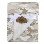 Sherpa Fleece Baby Blankets for Boys and Girls – Colorful, Reversible Baby Blankets for Newborns, Infants, Toddlers, and Nursery (Camo)