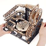 ROKR 3D Wooden Puzzles for Adult, 3D Puzzle Mechanical Marble Run Model Kits DIY Toy Hobbies for Adults for Men, Women, Teens