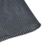 uxcell Dark Grey Speaker Mesh Grill Cloth (not Cane Webbing) Stereo Box Fabric Dustproof Cloth 100cm x 160cm 40 inches x 63 inches