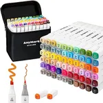 AnyMark Alcohol Markers, 60 Colors