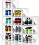 INSTY 12 Pack Large Shoe Storage Bo