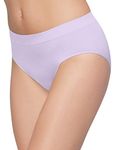 Wacoal Women's B-Smooth Brief Panty, Pastel Lilac, Small