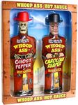 Premium Ghost Pepper Hot Sauce and Carolina Reaper Hot Sauce Gift Set - Packaged in Collectible Figurine Bottles – Perfect for Chicken Wings or a Gift for the Hot Sauce Fanatic