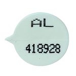 GoSecure Security Seals Numbered Round White (Pack of 500) WSealNO, 15mmX 9mm