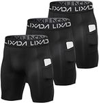 Lixada Men's Compression Shorts Per