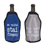 Wine Cooler (2Pack) | Bottle Cooler Fits 750ml and 1.5L Bottle | Wine Chilling Sleeves Ideal for Champagne Wine and Beer