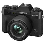 Fujifilm X-T30 II Mirrorless Camera Body, with XC15-45mm Lens Kit, Black
