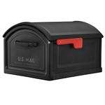 Architectural Mailboxes BILT CRE8 Plastic Post Mount Mailbox, Compatibility Code F, 950050B-10, Black, Extra Large Capacity