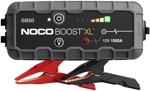 NOCO Boost XL GB50 1500A 12V UltraSafe Lithium Jump Starter Box, Car Battery Booster, Jump Start Pack, Portable Power Bank Charger, and Jumper Cable Leads for up to 7L Petrol and 4L Diesel Engines