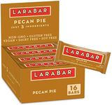 Larabar Gluten Free Bar, Pecan Pie, 1.6 oz Bars (16 Count), Whole Food Gluten Free Bars, Dairy Free Snacks