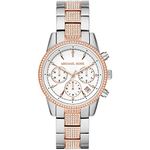 Michael Kors Ritz with Silver Tone Stainless Steel Strap for Womens MK6651