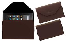 Acm Pouch Case Compatible with Kindle All Fire Hd 8 Tablet Flip Flap Cover Brown