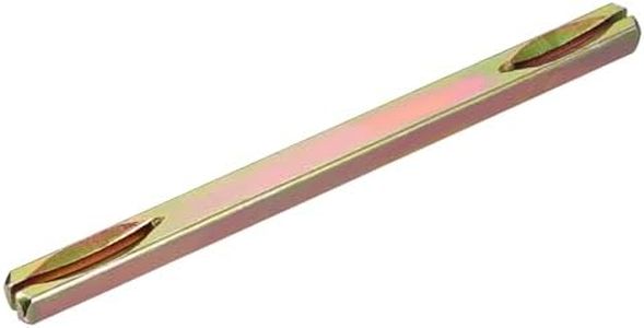 uxcell Door Knob Spindle, 130mm Long Spare Door Handle Spindle Bar for Vintage Door Straight Spindle Replacement Square Spindle Iron Door Handle Spindle Bar, Golden