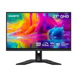 GIGABYTE M27Q 27Inch(68.8Cm) 170Hz, 2560 X 1440 Pixels -Kvm Gaming Monitor, Ss Ips Display, 0.5Ms (Mprt) Response Time, Hdr Ready, Freesync Premium, 1X Display Port 1.2, 2X Hdmi 2.0, 2X Usb 3.0, Black