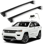 EZISOE Roof Rack Cross Bars Compatible for 2011-2021 Grand Cherokee, Aluminum Rooftop Luggage Crossbars with Anti-Theft Locks for Roof Cargo, Canoe Kayak, Bike, Skiboard