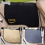 Tineer Pet Car Door Guard Protector Mat Anti-Scratch Vehicle Door Cover Pad Anti-Slip Car Accessories for Puppy Dog Traveling Outside (Black)