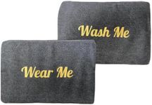 Travel Fanatics Wear Me, Wash Me Bag – 2-Sided Travel Laundry Bag with Stylish Design – Lightweight, Portable, and Durable Canvas Laundry Bag Organizer for Clean and Dirty Clothes