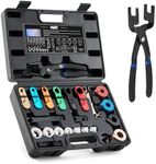 Orion Motor Tech 26pc Fuel Line Disconnect Tool Set, Master Quick Disconnect Tool Kit with Fuel and AC Disconnect Pliers, Fuel Line Removal Tool Set for AC Fuel & Transmission Systems, Black