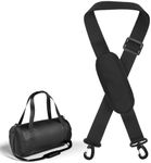 Bag Straps, Replacement Shoulder Strap - Universal Cross Body Bag Strap, 59" Adjustable Padded Black Bag Strap with Carabiner, Ideal for Handbags/Laptop Cases/Sports Bags/Book Bag Strap